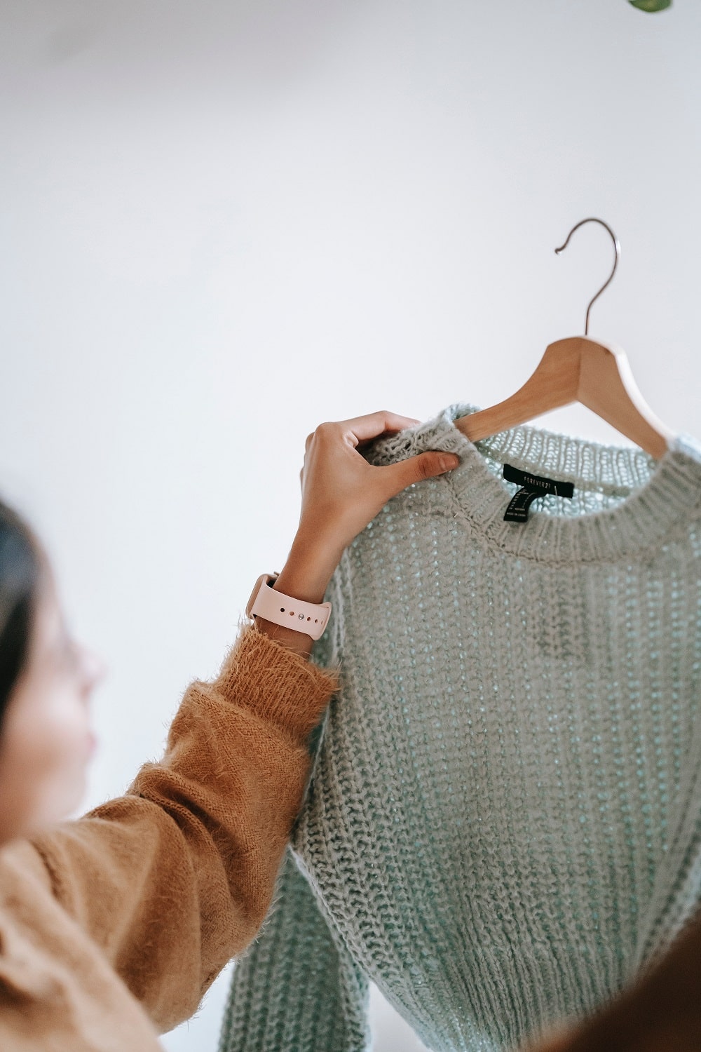 Sweater on the hanger